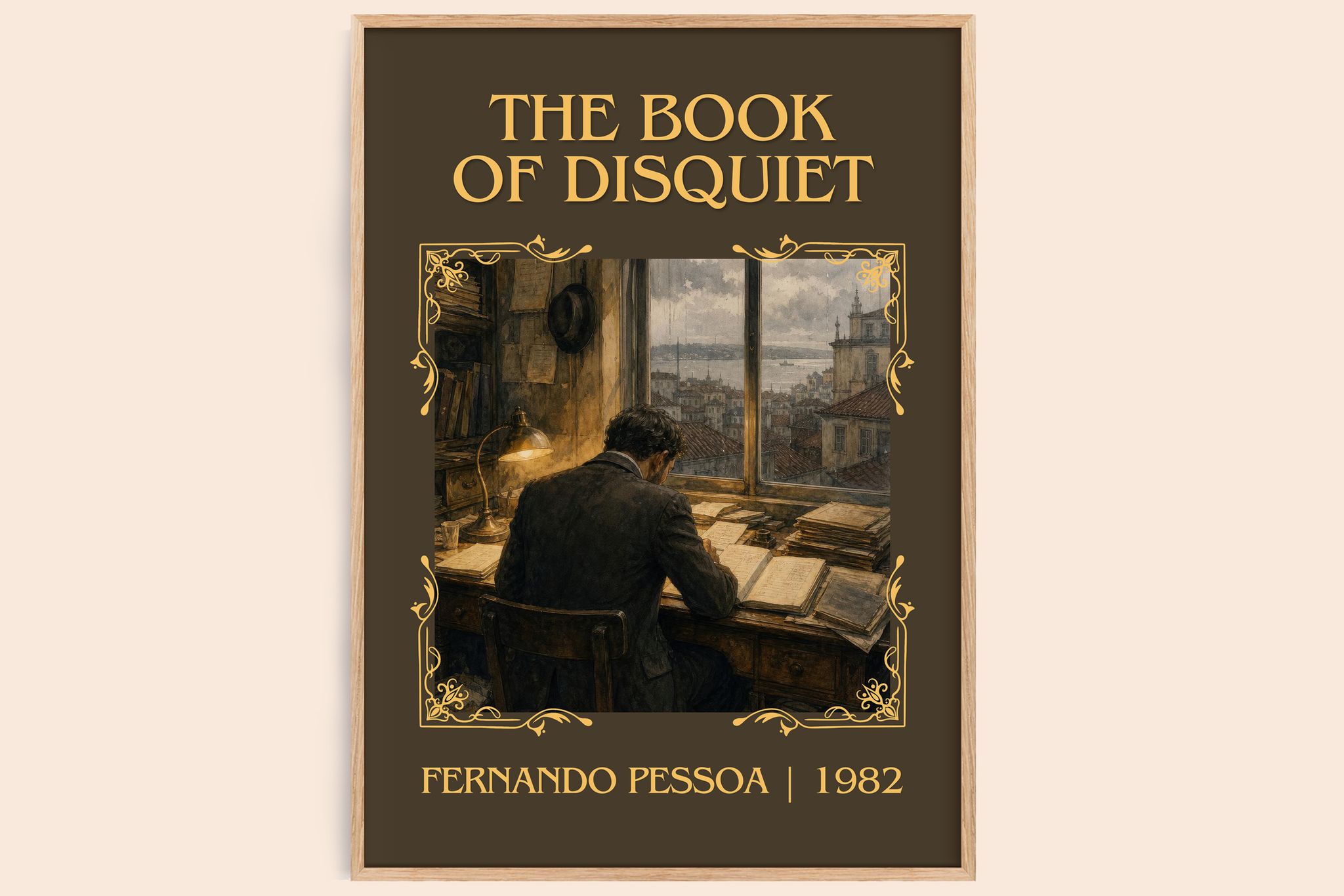 The Book of Disquiet Classic Book Art Print by Fernando Pessoa