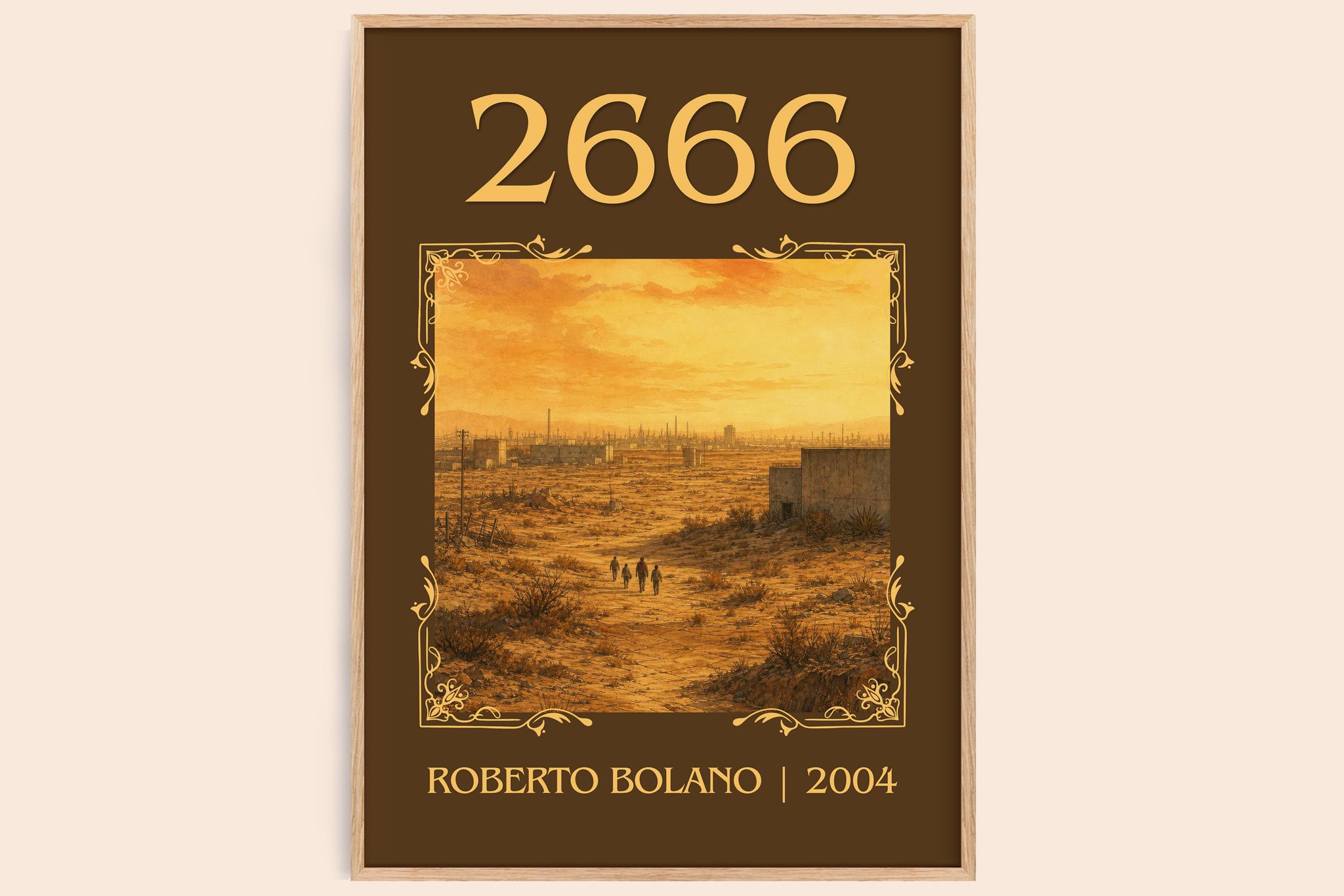 2666 Classic Book Art Print by Roberto Bolaño