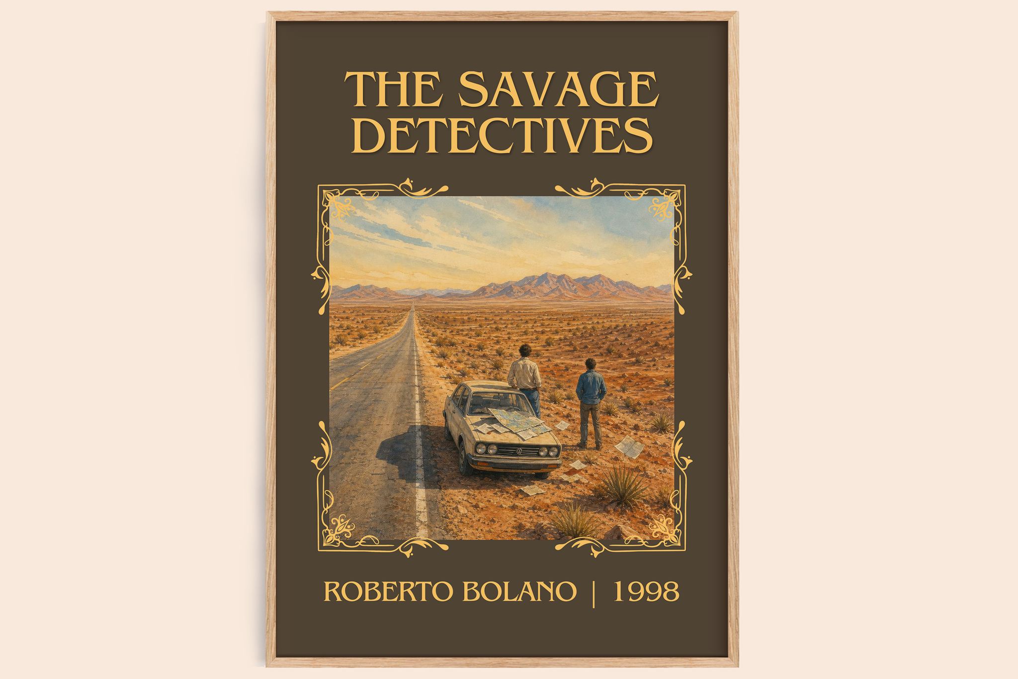 The Savage Detectives Classic Book Art Print by Roberto Bolaño