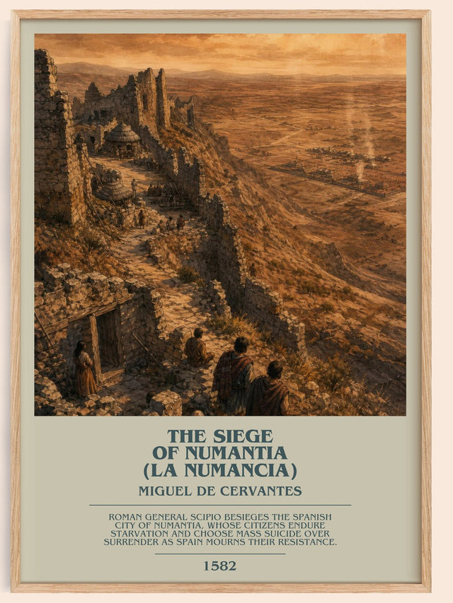 Siege Of Numantia (La Numancia) Bookish Wall Art by M. Cervantes