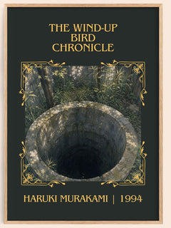 The Wind-Up Bird Chronicle Classic Book Art Print by Haruki Murakami – book poster