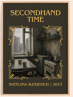Secondhand Time Classic Book Art Print by Svetlana Alexievich – book poster