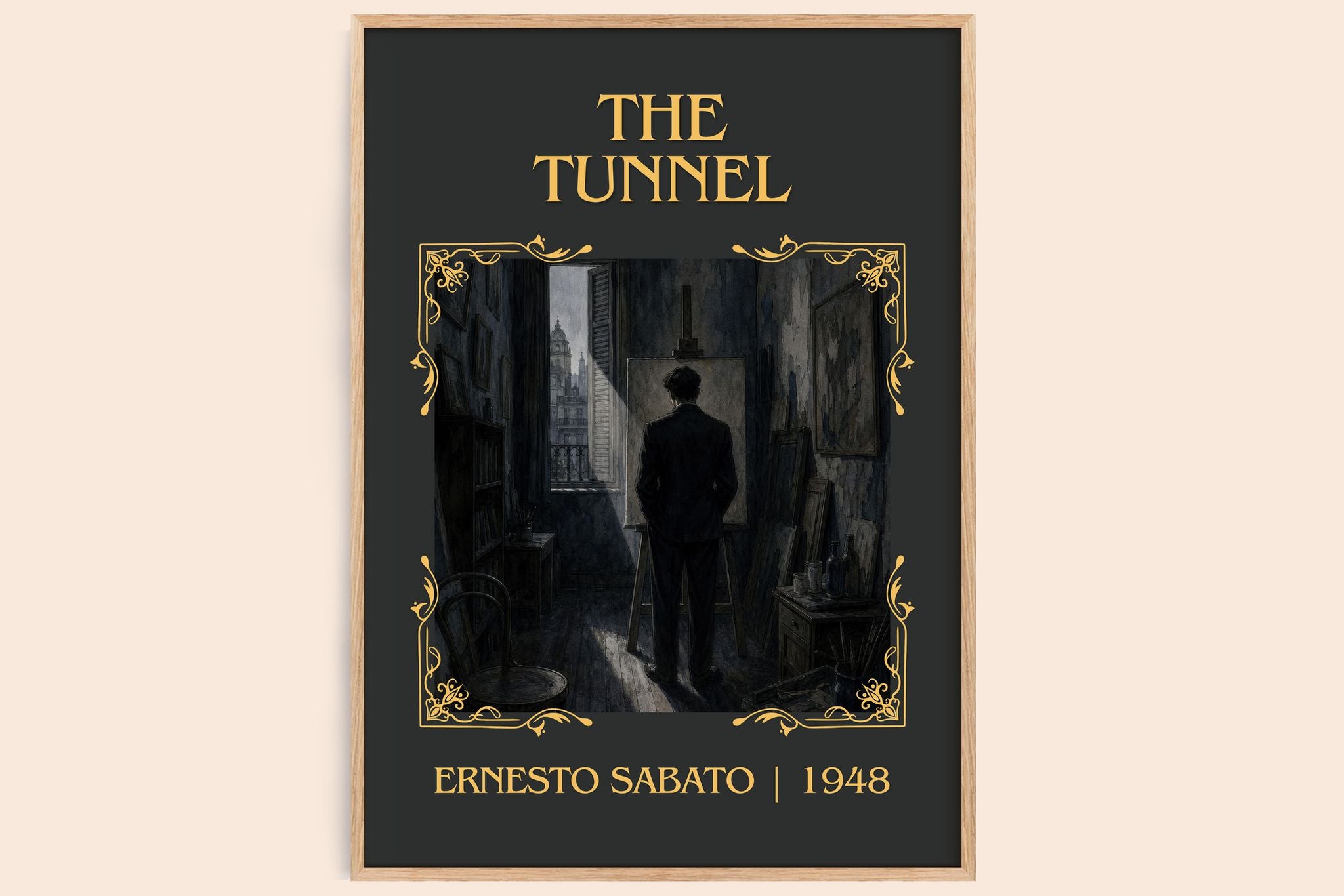 The Tunnel Classic Book Art Print by Ernesto Sábato