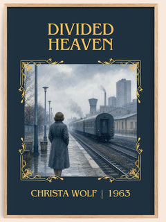 Divided Heaven Classic Book Art Print by Christa Wolf – book poster