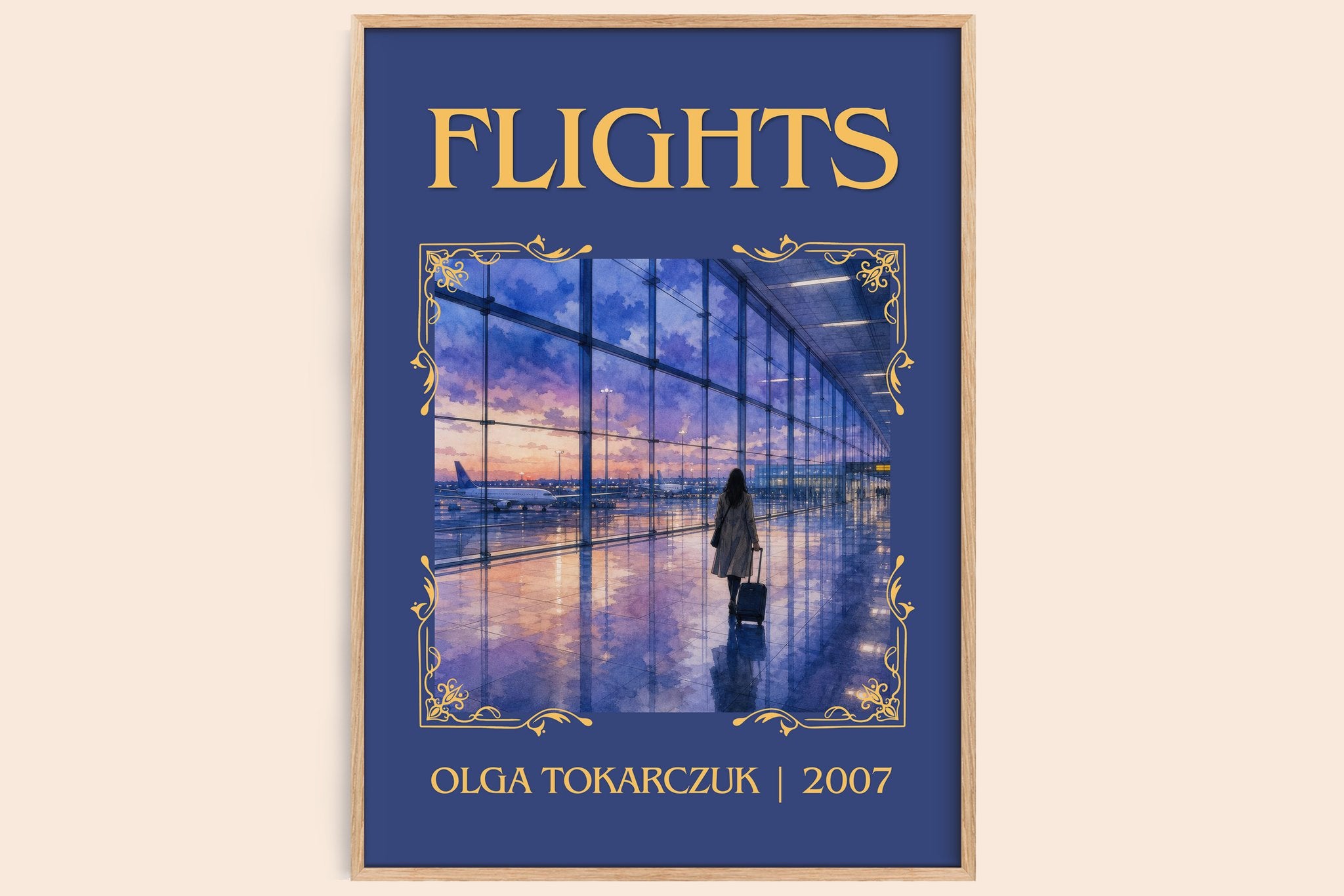 Flights Classic Book Art Print by Olga Tokarczuk