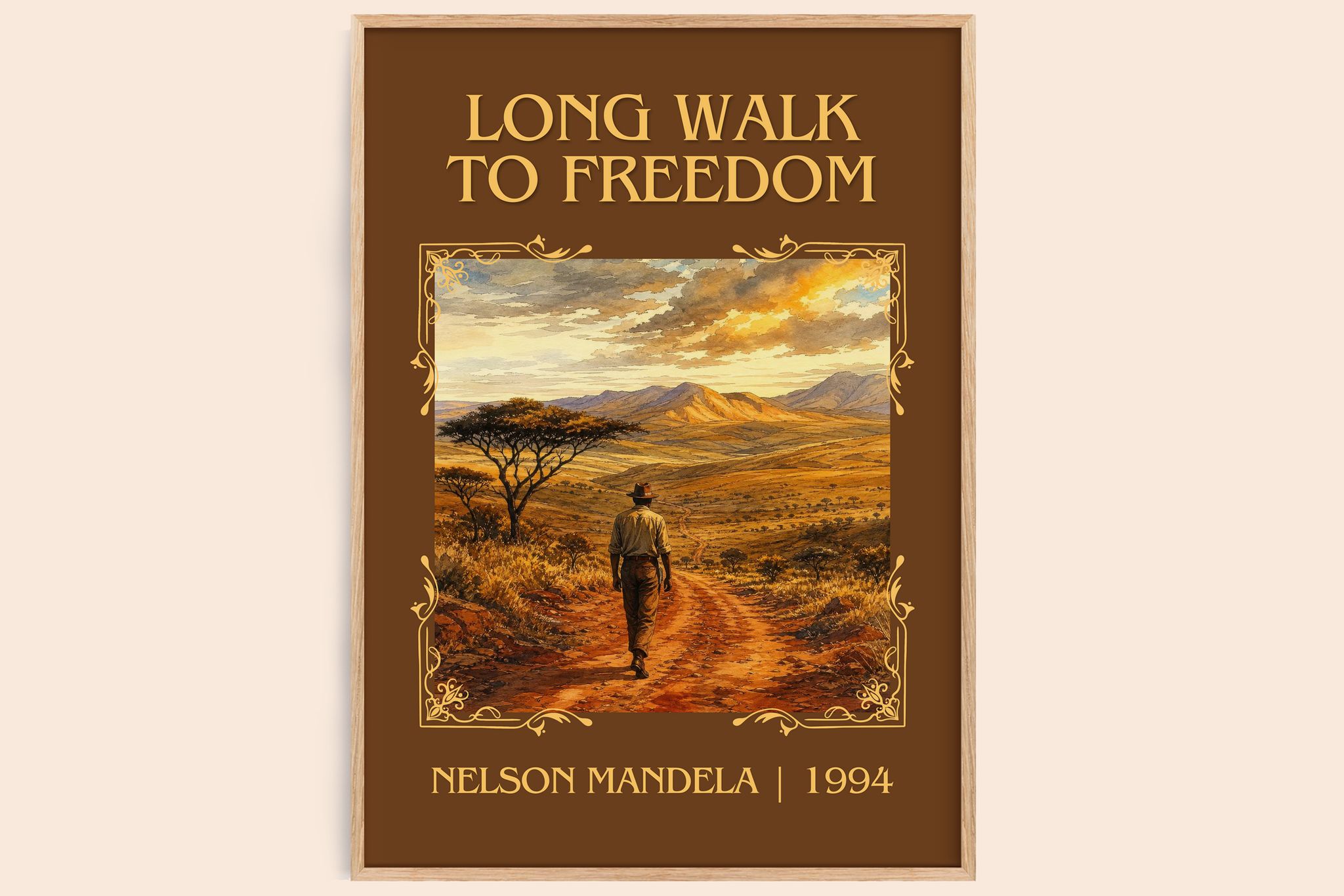 Long Walk To Freedom Classic Book Art Print by Nelson Mandela