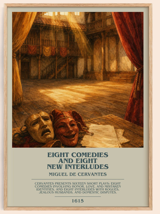 Eight Comedies And Eight New Interludes Bookish Wall Art – M.