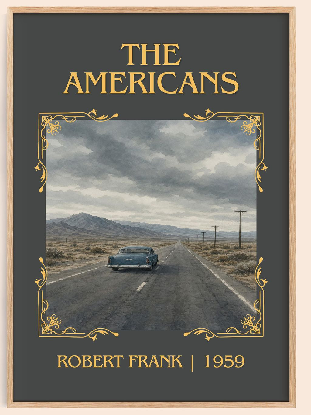 The Americans Classic Book Art Print by Robert Frank – book poster