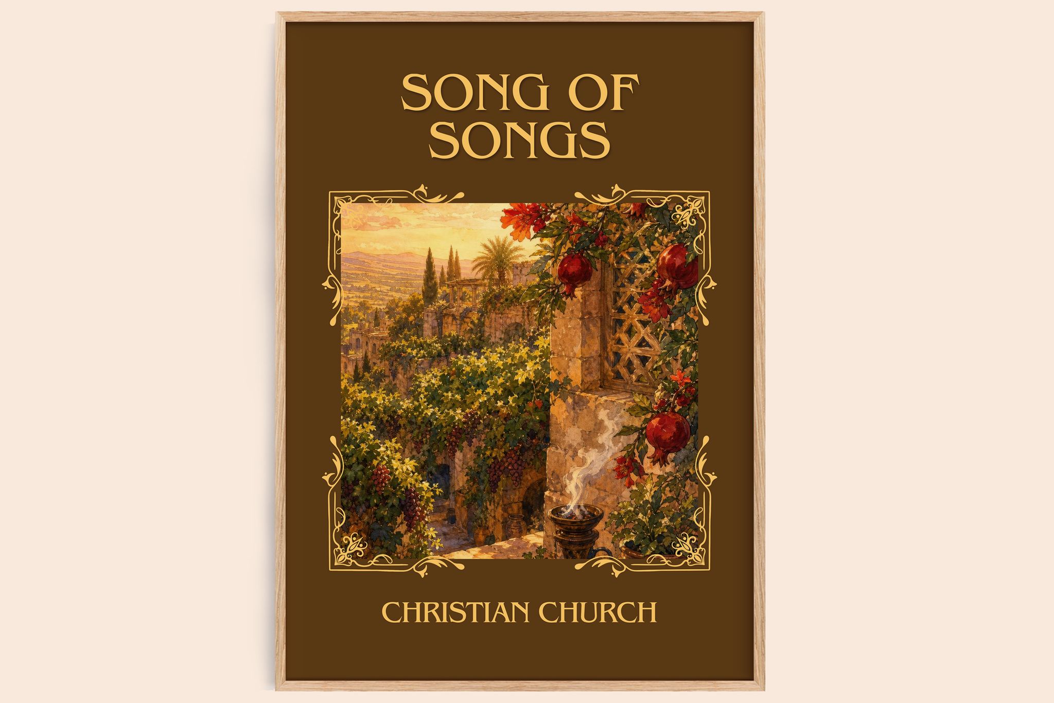 Song of Songs Classic Book Art Print by Christian Church