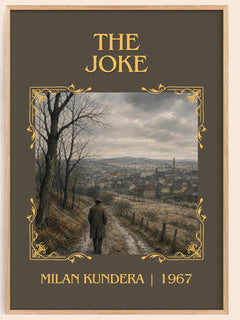 The Joke Classic Book Art Print by Milan Kundera – book poster
