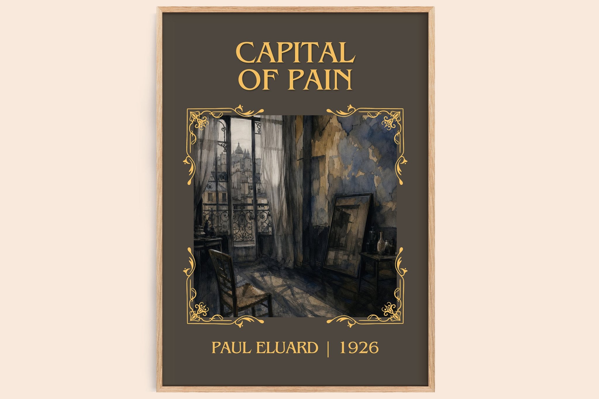 Capital of Pain Classic Book Art Print by Paul Éluard