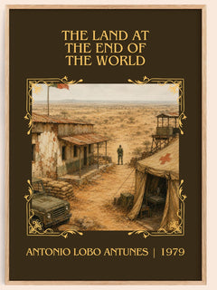 Land At The End Of The World Classic Book Art Print by A. Antunes – book poster