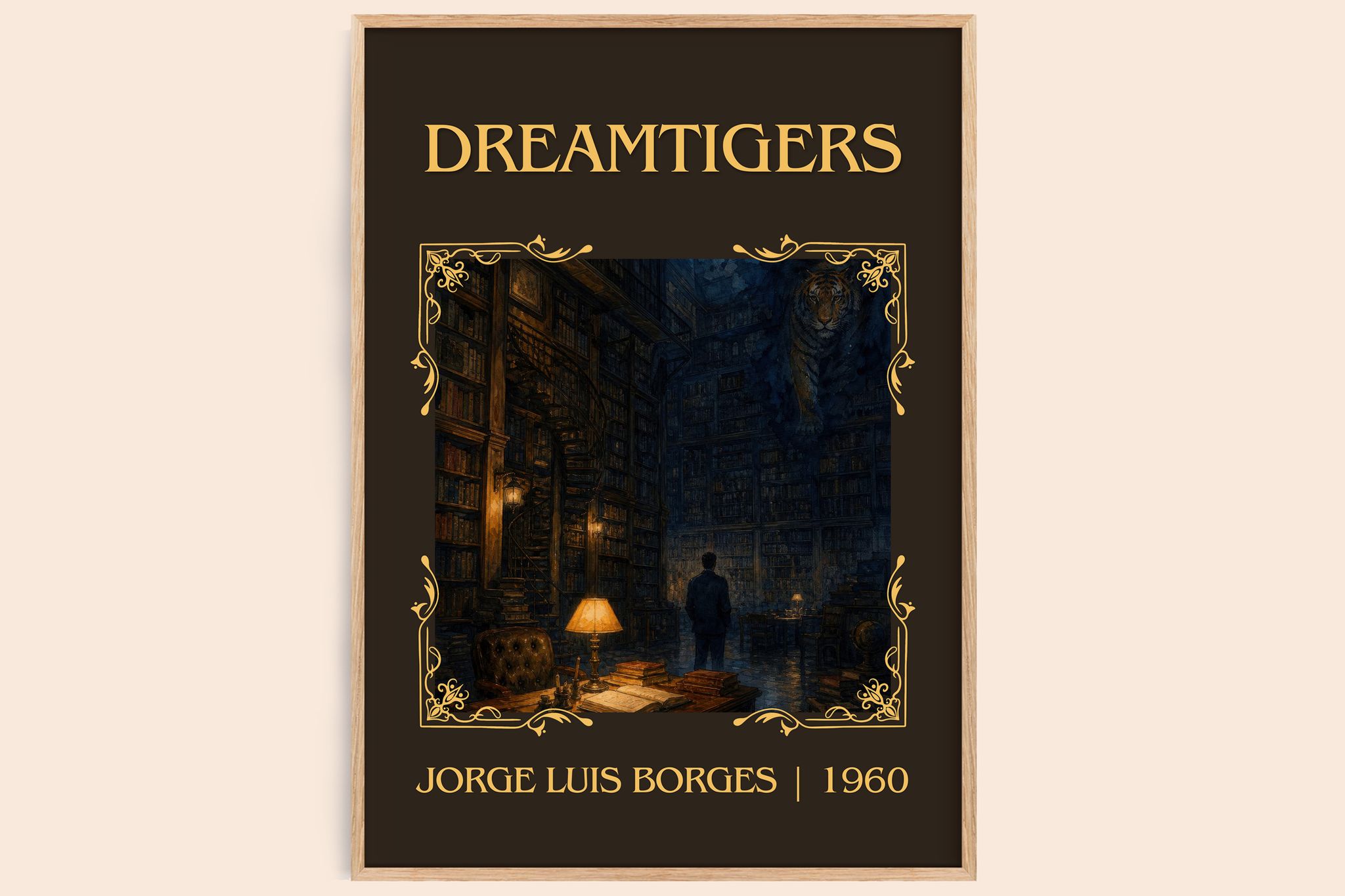 Dreamtigers Classic Book Art Print by Jorge Luis Borges