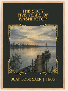 Sixty Five Years Of Washington Classic Book Art Print by J. Saer – book poster