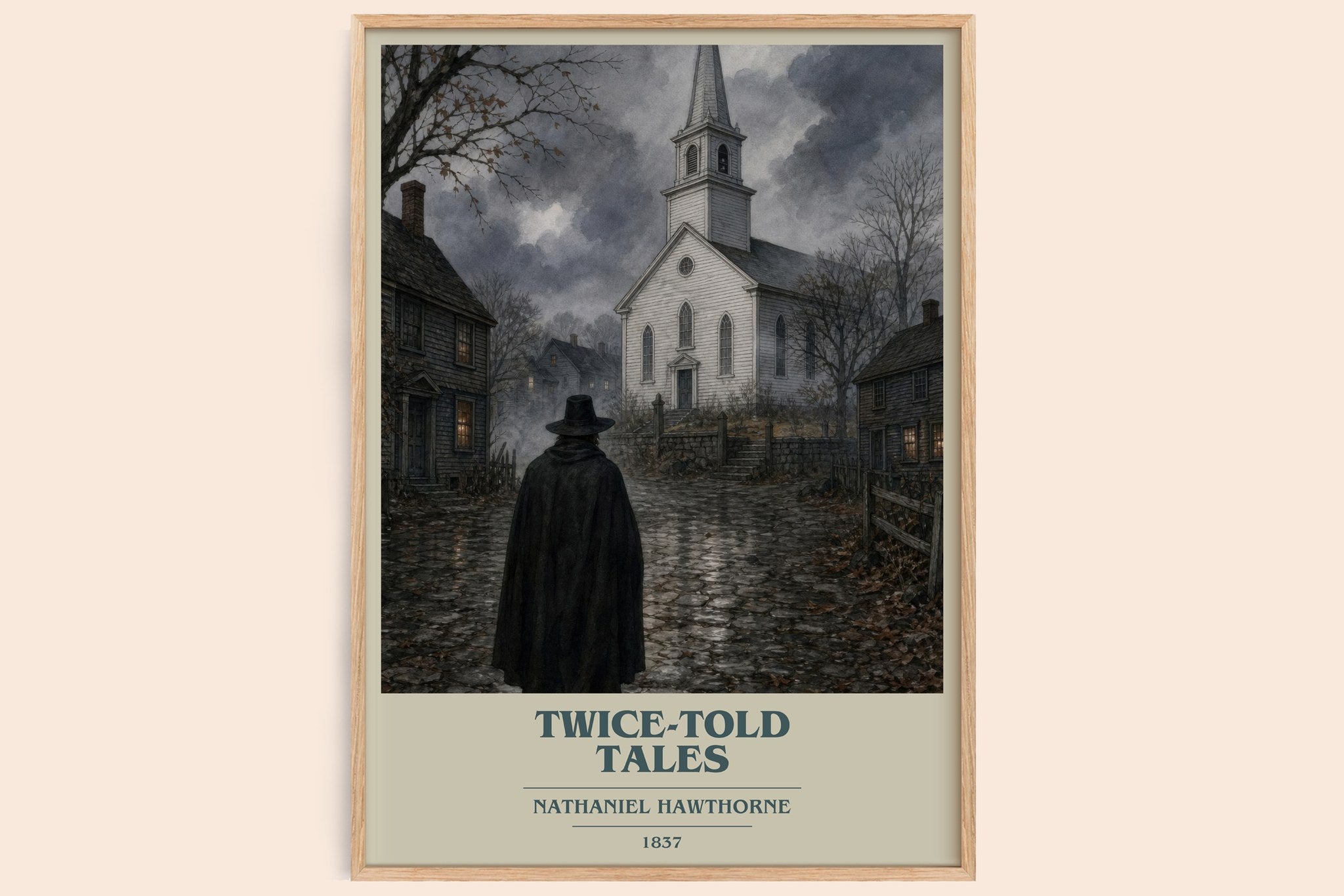 Twice-Told Tales Book Cover Poster by Nathaniel Hawthorne