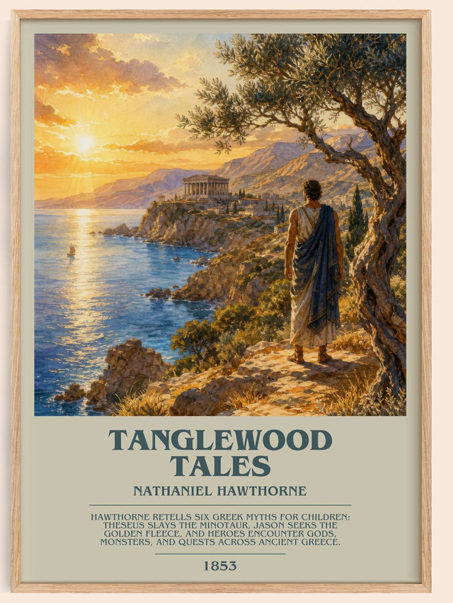 Tanglewood Tales Bookish Wall Art by Nathaniel Hawthorne