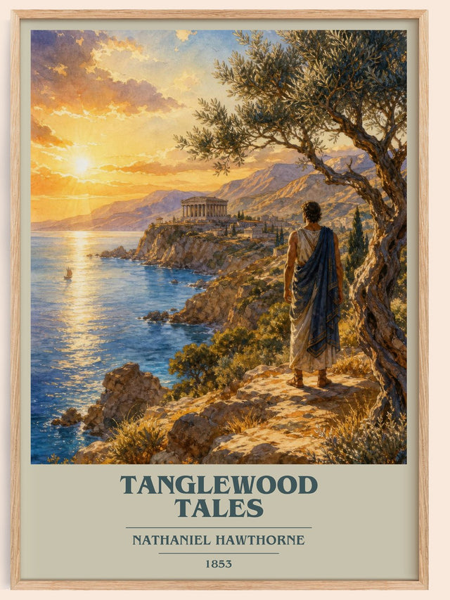 Tanglewood Tales Book Cover Poster by Nathaniel Hawthorne