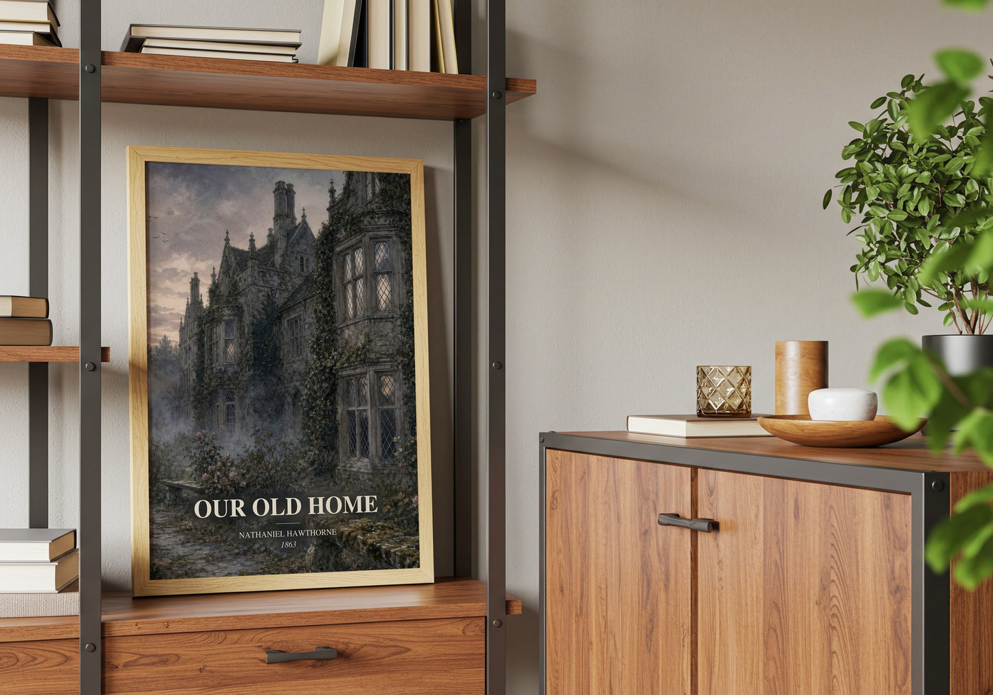 Our Old Home book watercolour illustration paper finish options – matte satin gloss