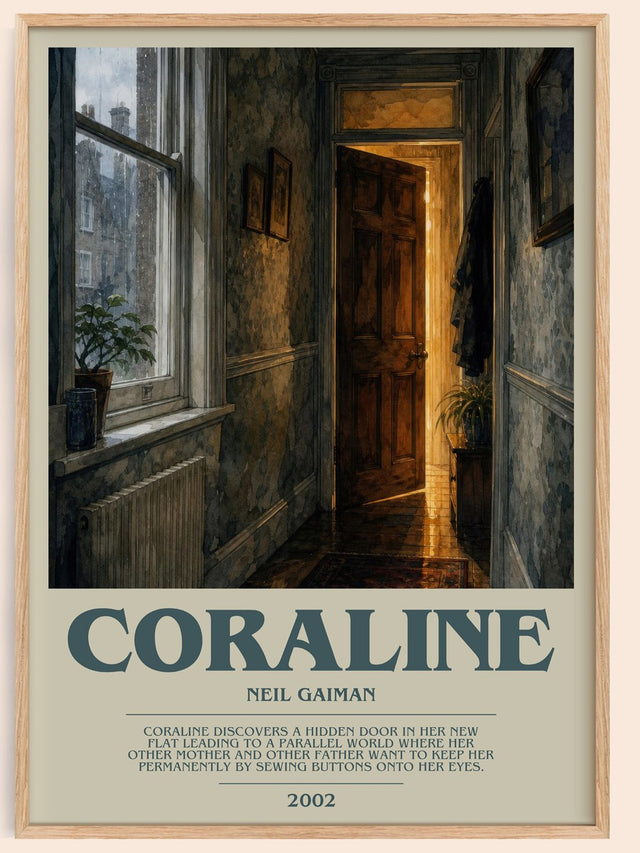 Coraline Bookish Wall Art by Neil Gaiman