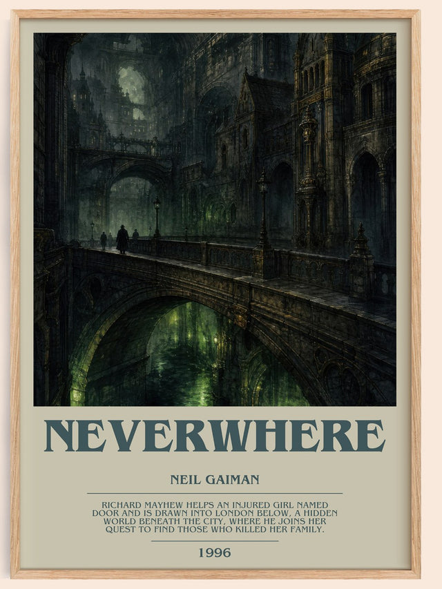 Neverwhere Bookish Wall Art by Neil Gaiman