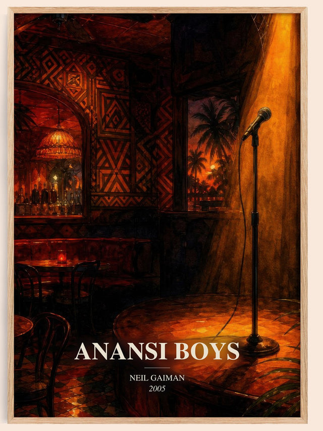 Anansi Boys Book Watercolour Illustration by Neil Gaiman