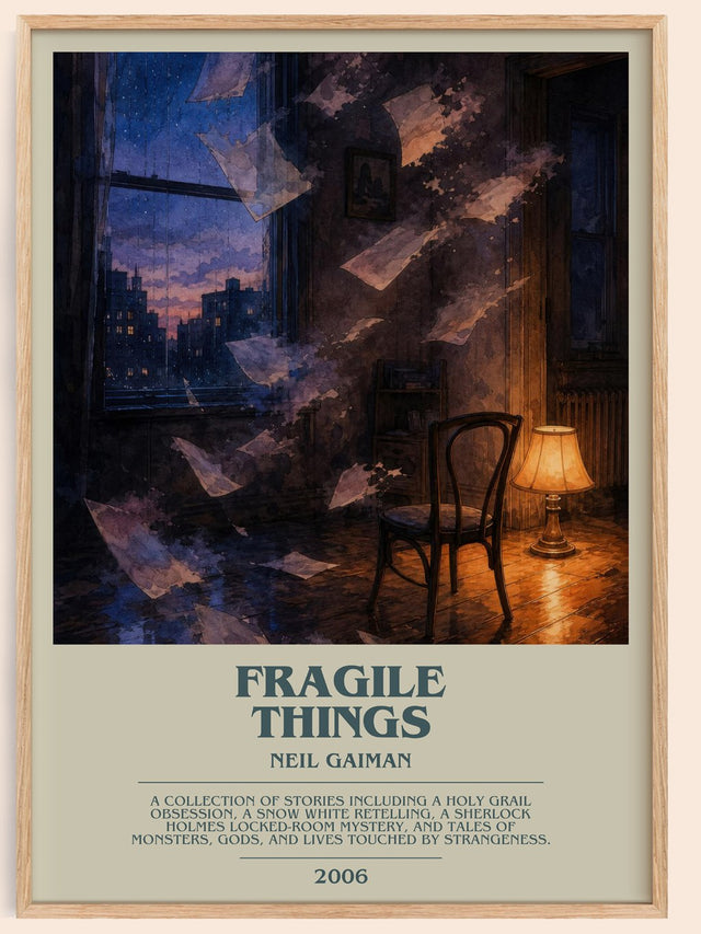 Fragile Things Bookish Wall Art by Neil Gaiman