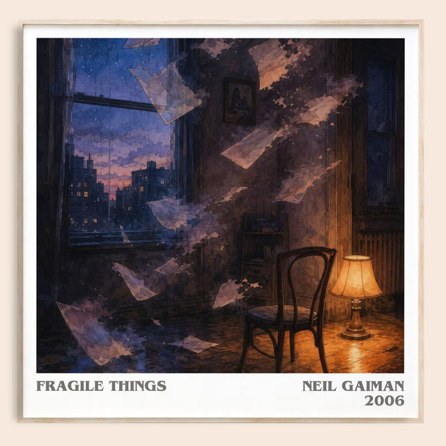 Fragile Things Literary Art Print by Neil Gaiman