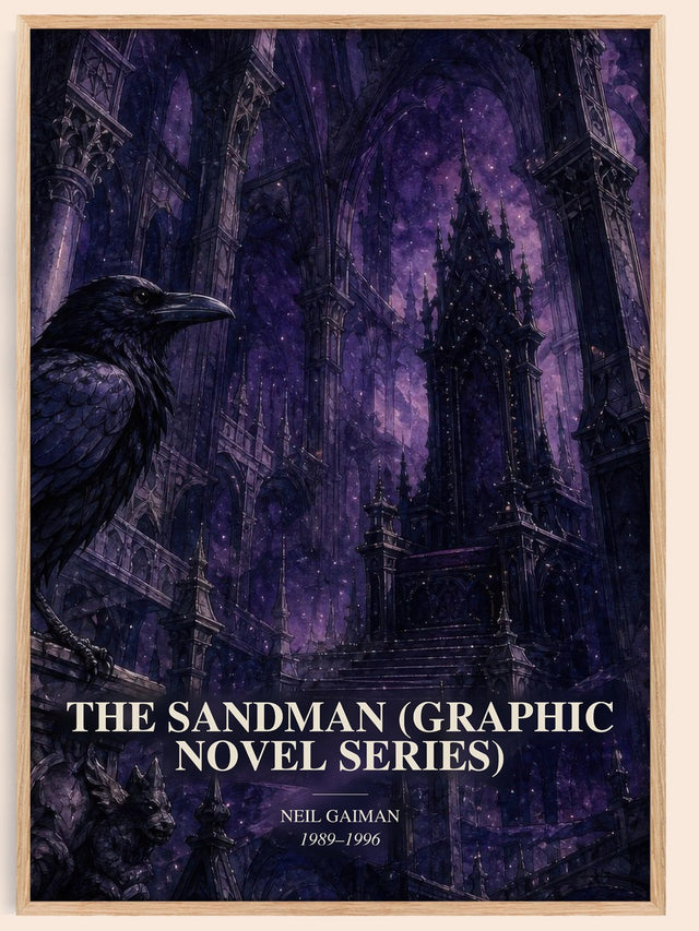 Sandman (Graphic Novel Series) Book Watercolour Illustration – N.