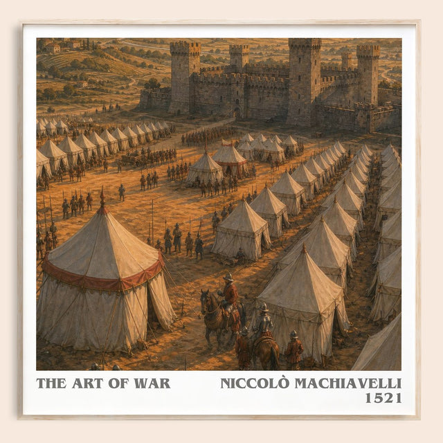 The Art Of War Literary Art Print by Niccolò Machiavelli
