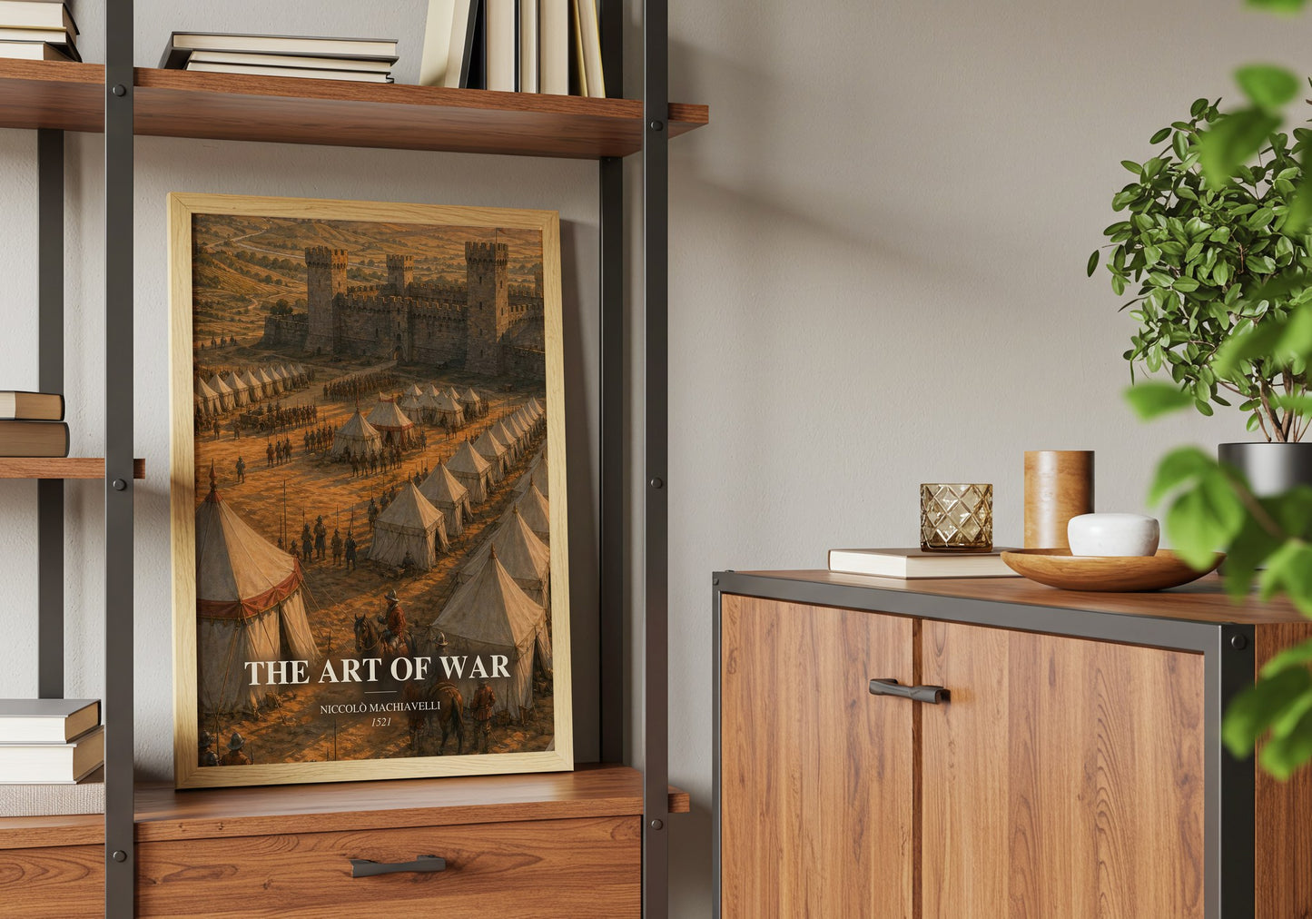 The Art Of War book watercolour illustration paper finish options – matte satin gloss