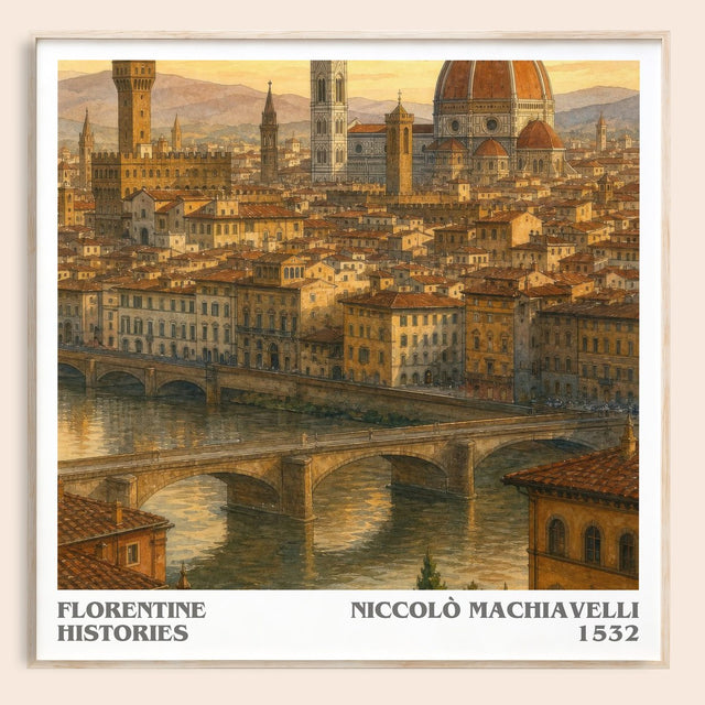 Florentine Histories Literary Art Print by Niccolò Machiavelli
