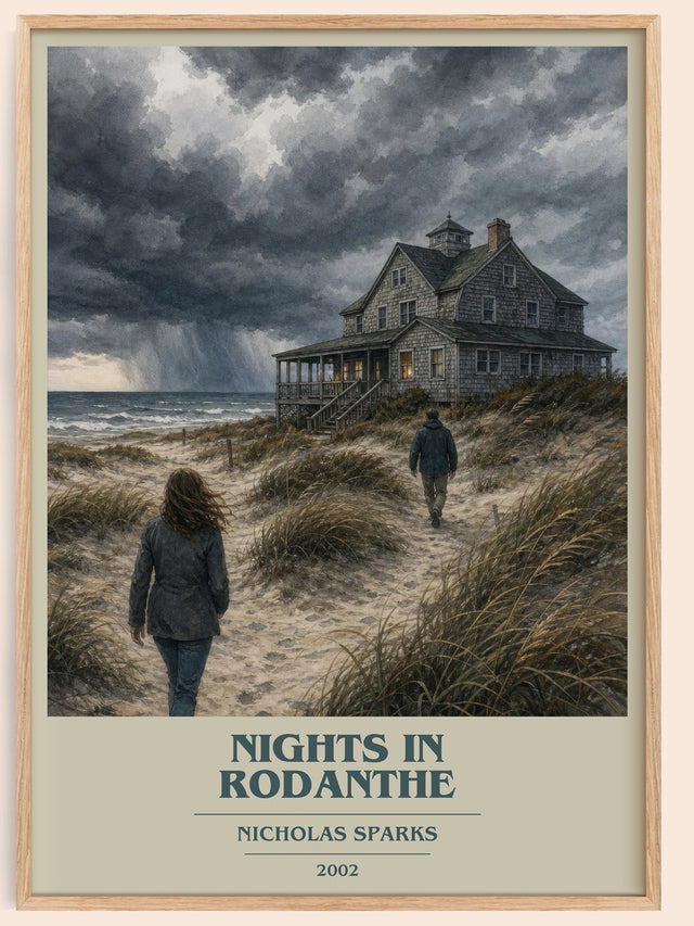 Nights In Rodanthe Book Cover Poster by Nicholas Sparks