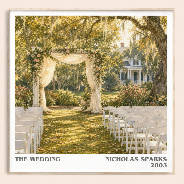 The Wedding Literary Art Print by Nicholas Sparks