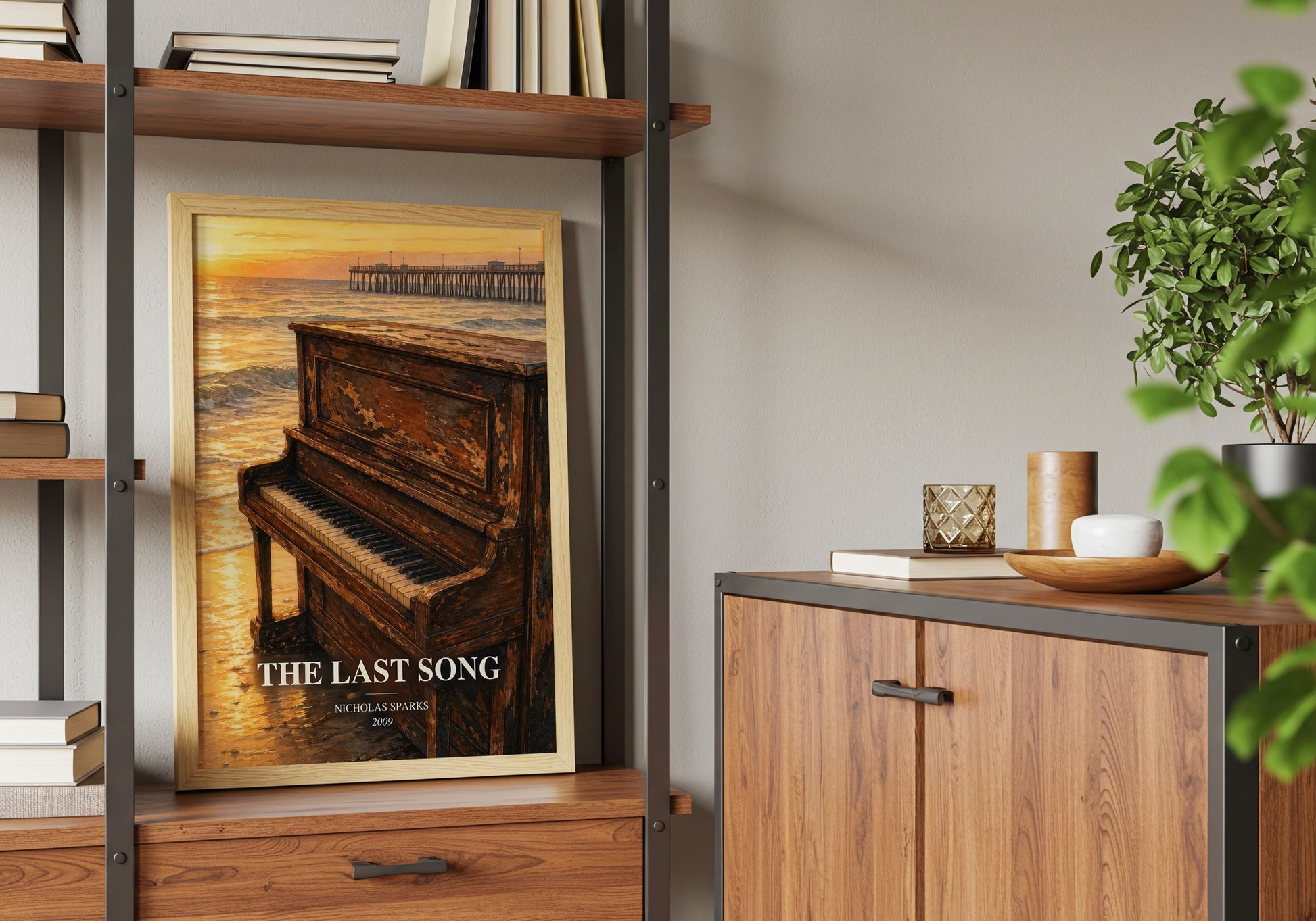 The Last Song book watercolour illustration paper finish options – matte satin gloss