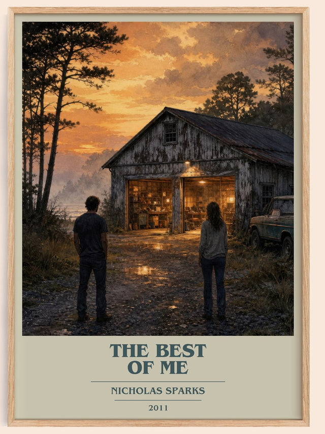 The Best Of Me Book Cover Poster by Nicholas Sparks