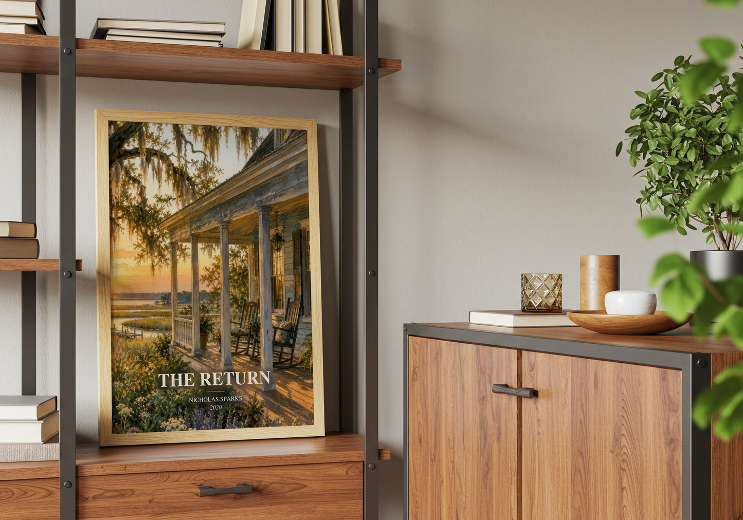 The Return book watercolour illustration paper finish options – matte satin gloss