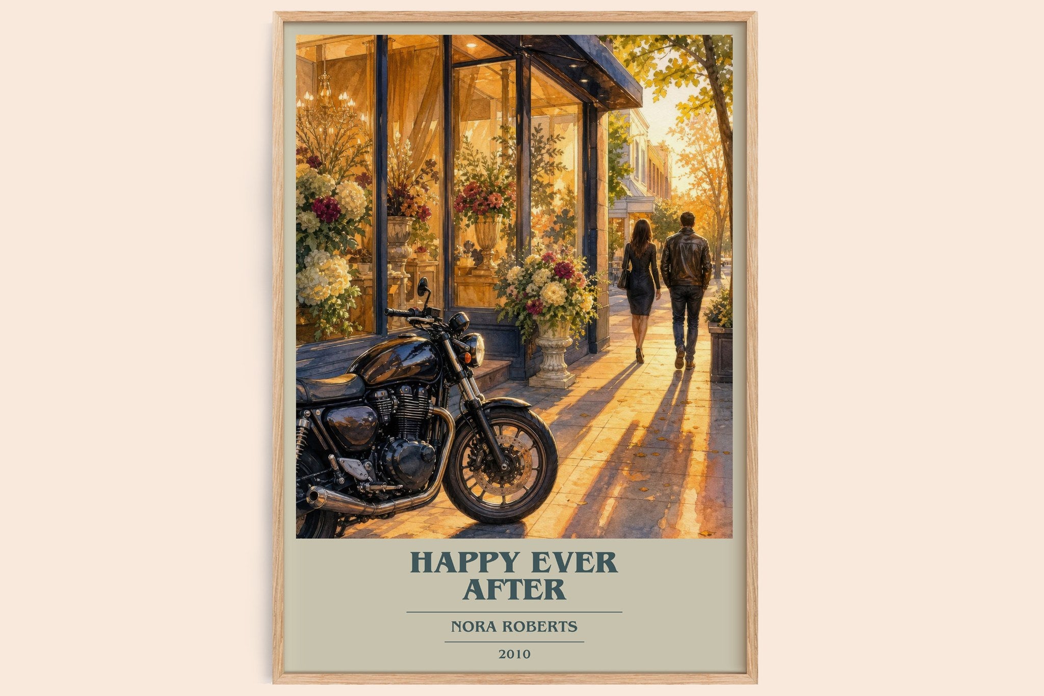 Happy Ever After Book Cover Poster by Nora Roberts