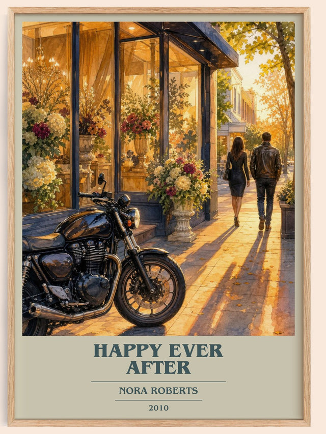 Happy Ever After Book Cover Poster by Nora Roberts