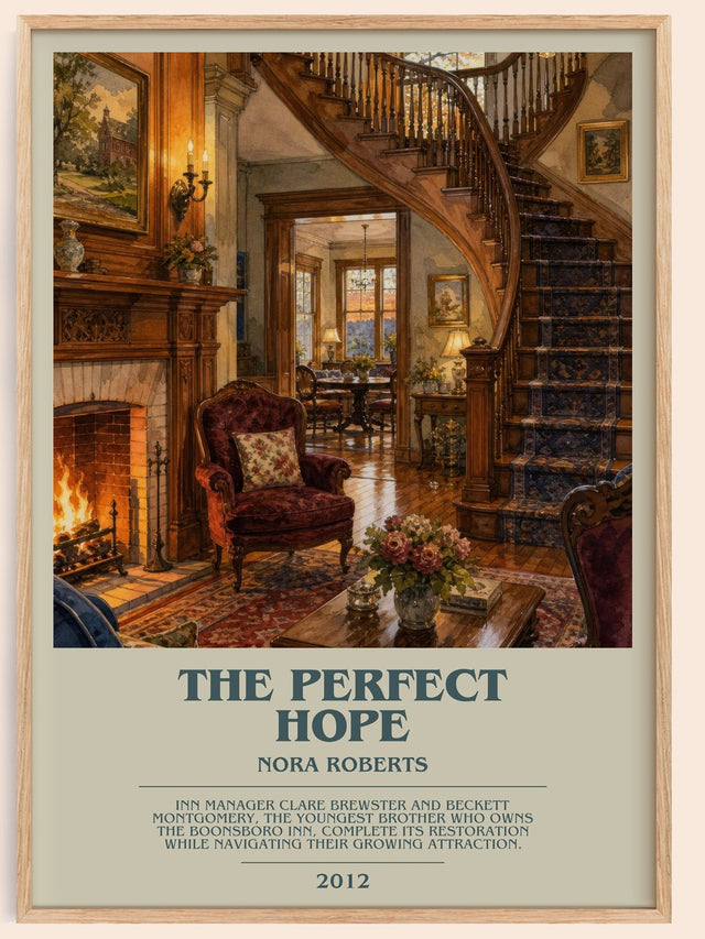 The Perfect Hope Bookish Wall Art by Nora Roberts