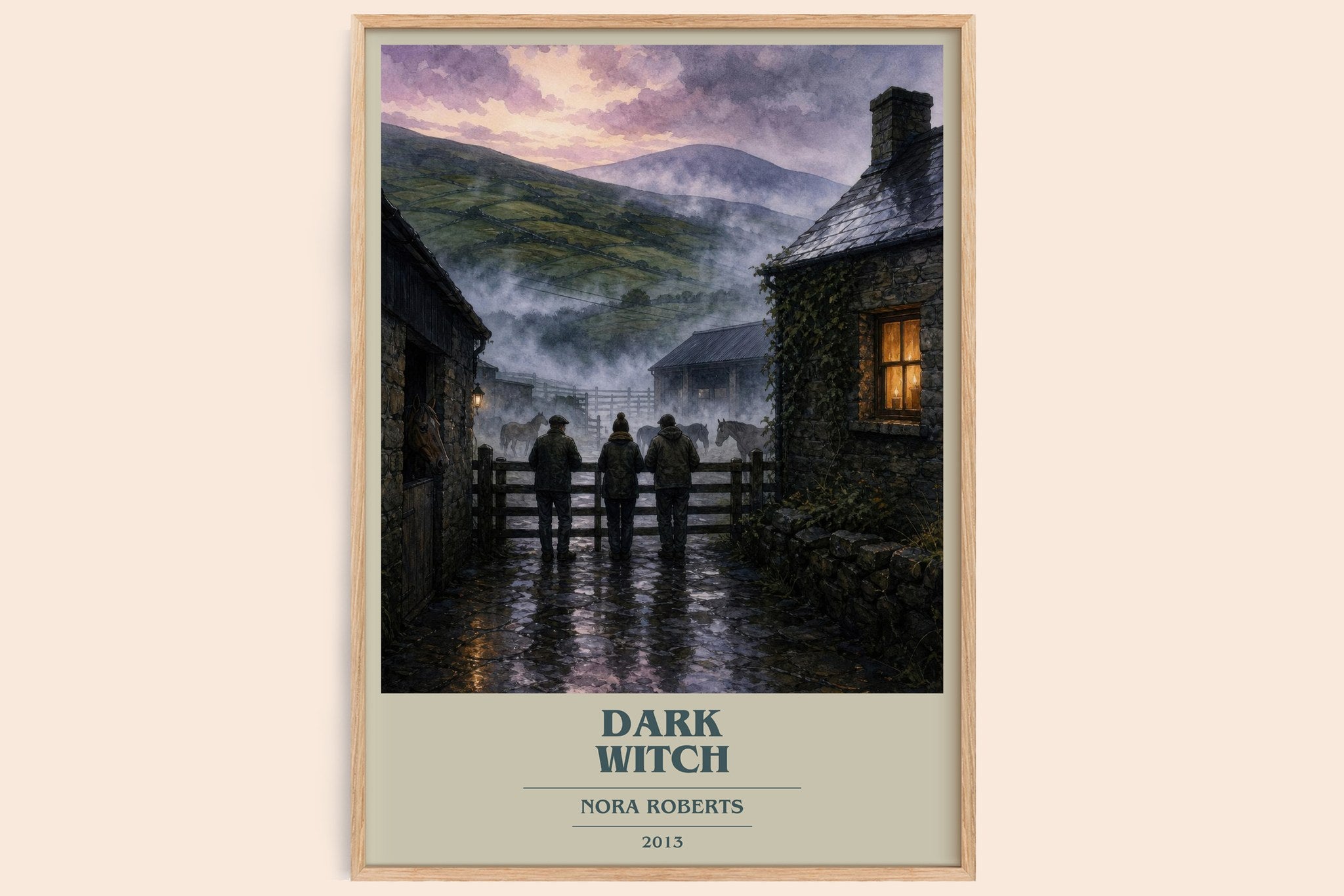 Dark Witch Book Cover Poster by Nora Roberts