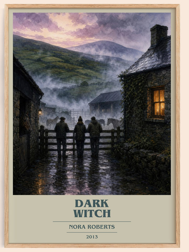 Dark Witch Book Cover Poster by Nora Roberts