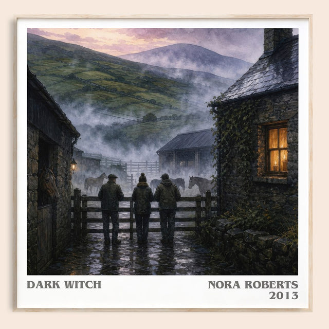 Dark Witch Literary Art Print by Nora Roberts