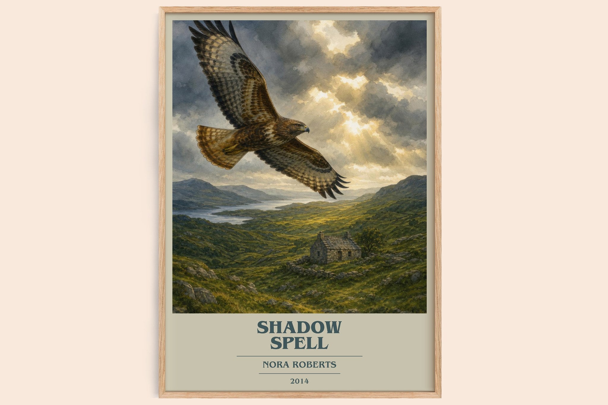 Shadow Spell Book Cover Poster by Nora Roberts