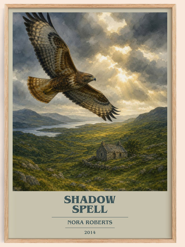 Shadow Spell Book Cover Poster by Nora Roberts