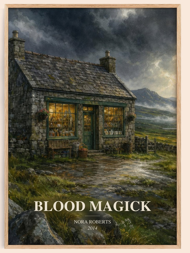 Blood Magick Book Watercolour Illustration by Nora Roberts