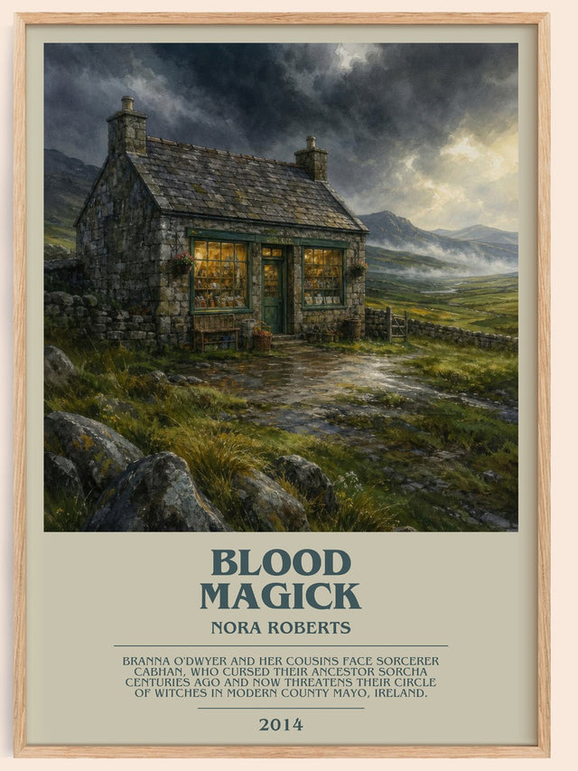 Blood Magick Bookish Wall Art by Nora Roberts