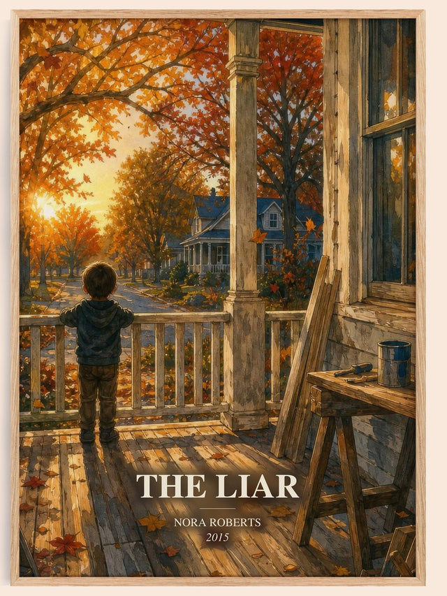 The Liar Book Watercolour Illustration by Nora Roberts