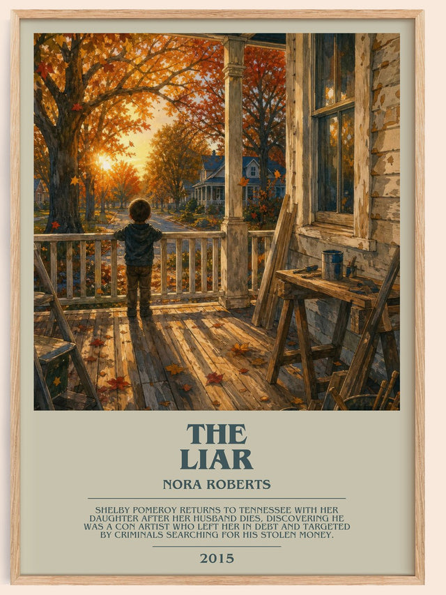 The Liar Bookish Wall Art by Nora Roberts