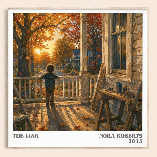 The Liar Literary Art Print by Nora Roberts