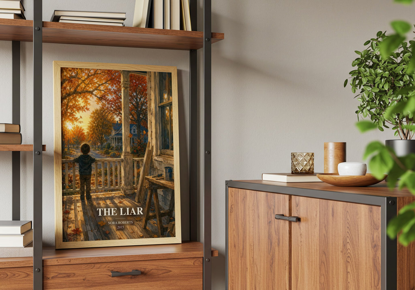 The Liar book watercolour illustration paper finish options – matte satin gloss
